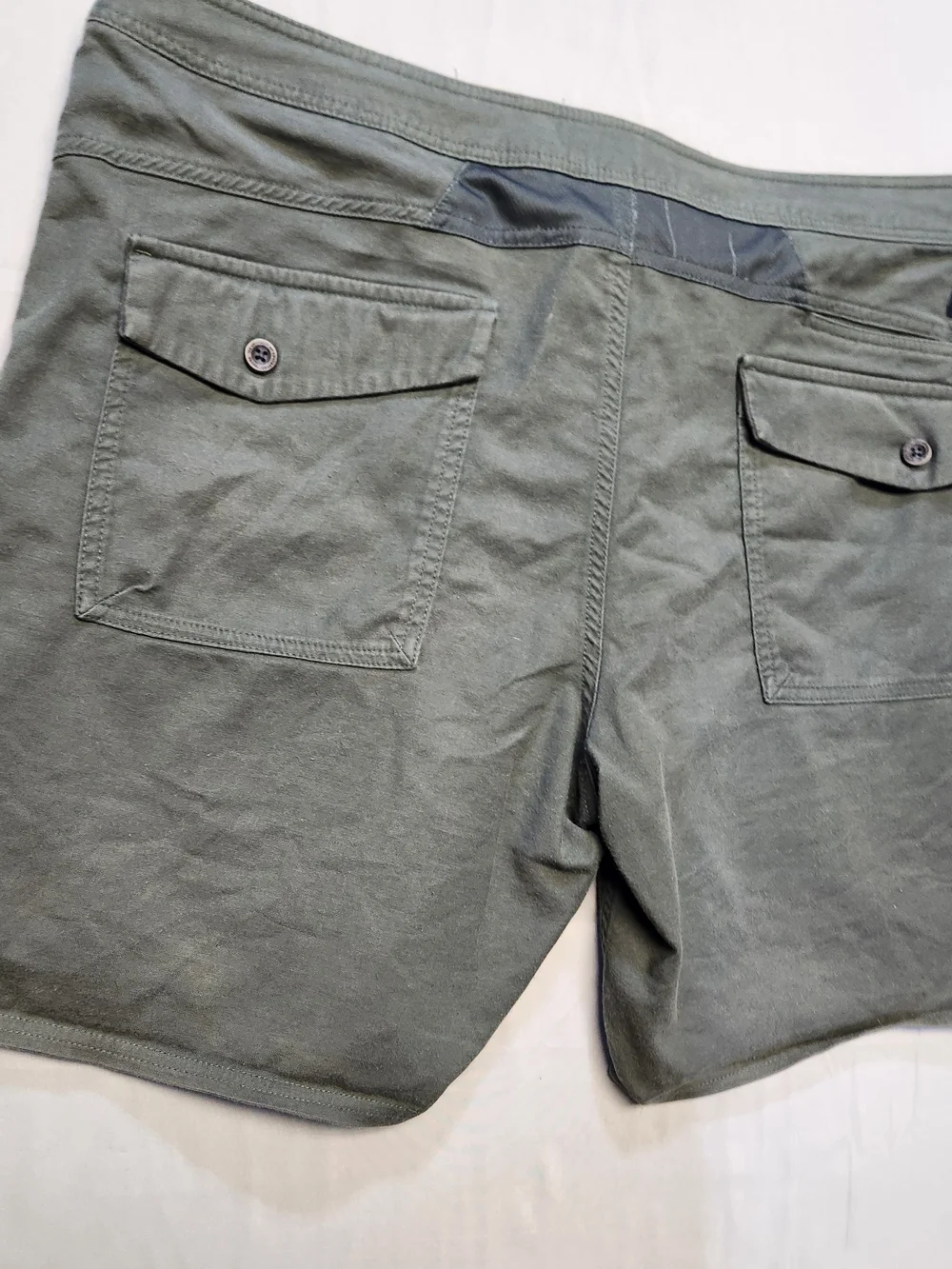 Roark Revival Layover Shorts Men 40 Olive Green Hiking Travel Adventure Gorpcore